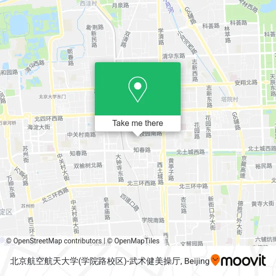 北京航空航天大学(学院路校区)-武术健美操厅 map