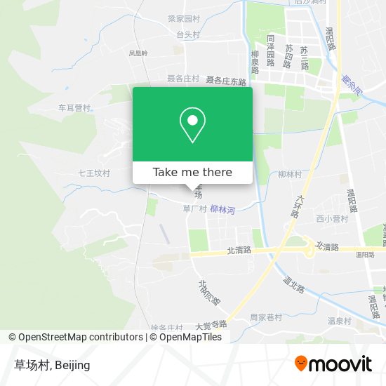 草场村 map