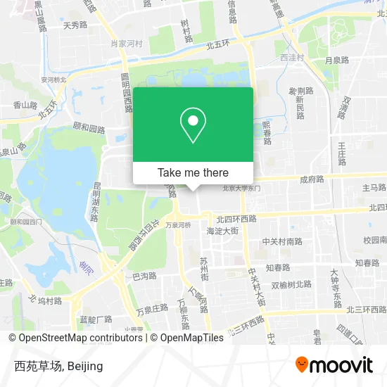 西苑草场 map