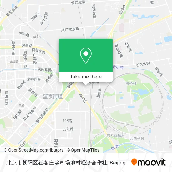北京市朝阳区崔各庄乡草场地村经济合作社 map