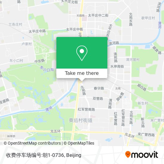 收费停车场编号:朝1-0736 map