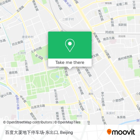 百度大厦地下停车场-东出口 map