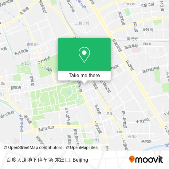 百度大厦地下停车场-东出口 map