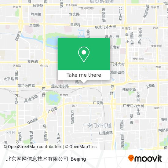 北京网网信息技术有限公司 map