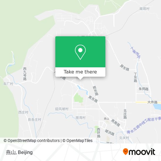 燕山 map