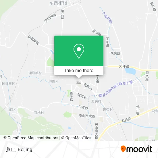 燕山 map