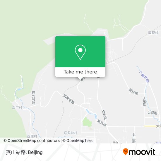 燕山站路 map
