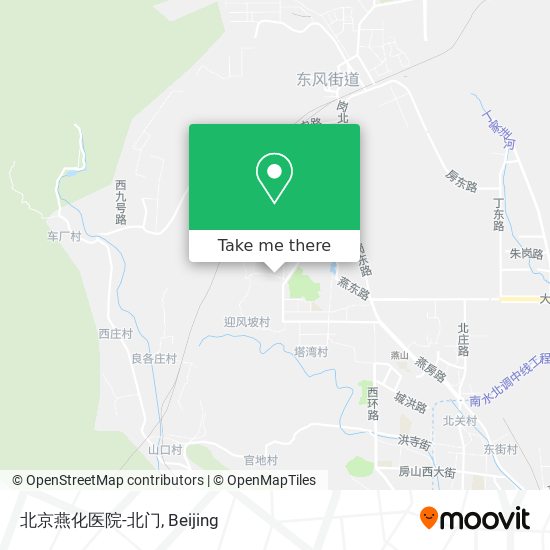 北京燕化医院-北门 map