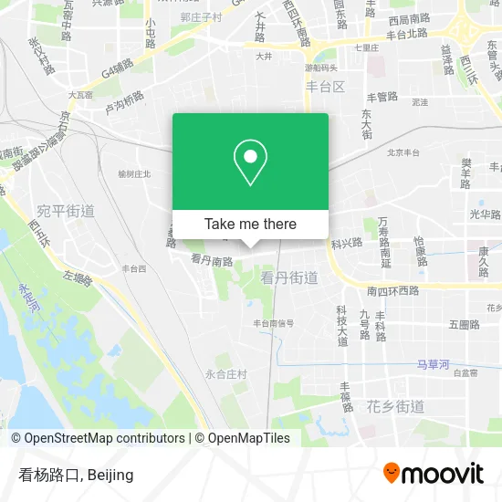 看杨路口 map