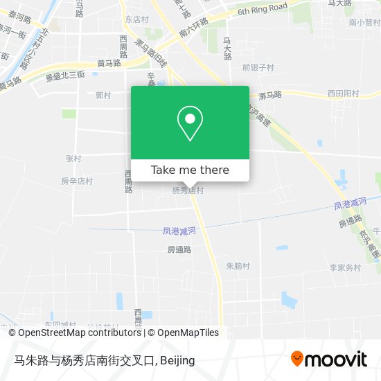 马朱路与杨秀店南街交叉口 map