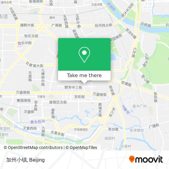 加州小镇 map