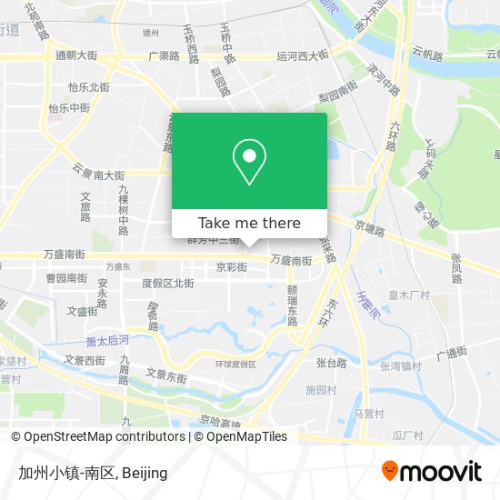 加州小镇-南区 map