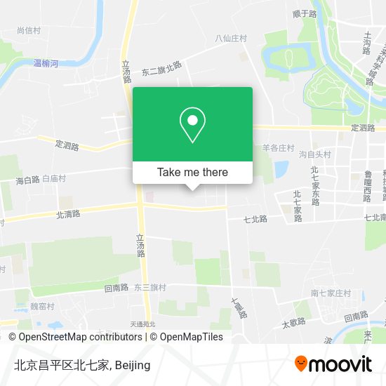 北京昌平区北七家 map