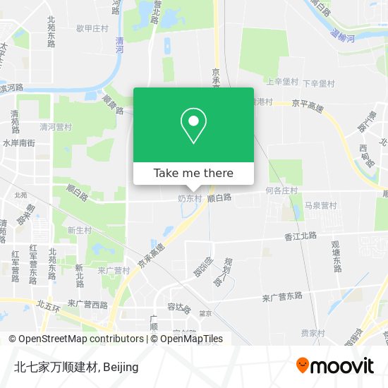 北七家万顺建材 map