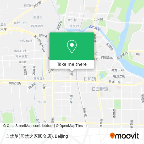 自然梦(居然之家顺义店) map