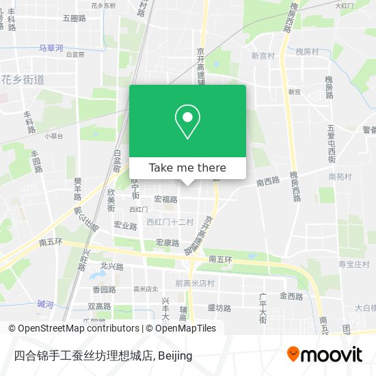 四合锦手工蚕丝坊理想城店 map
