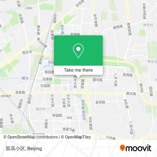 双高小区 map
