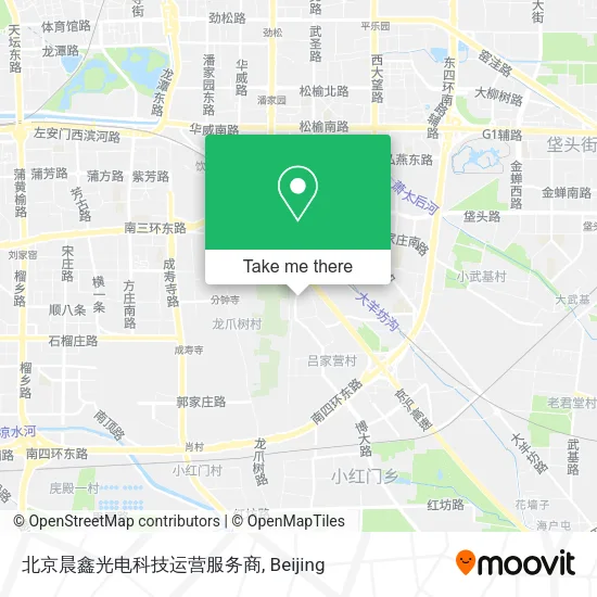 北京晨鑫光电科技运营服务商 map