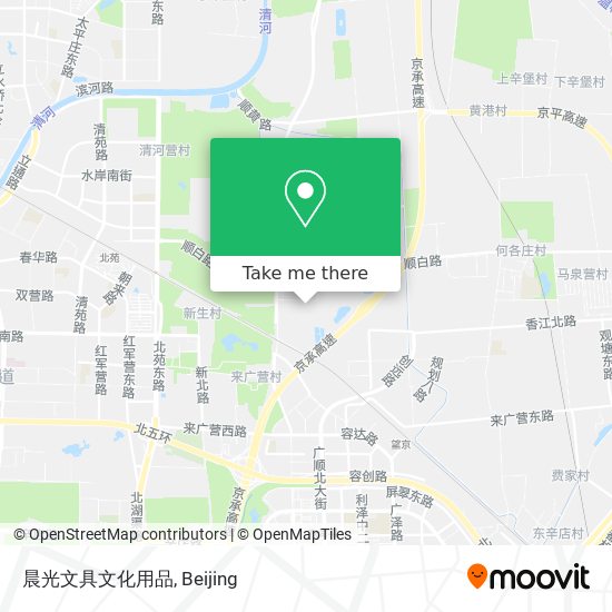 晨光文具文化用品 map