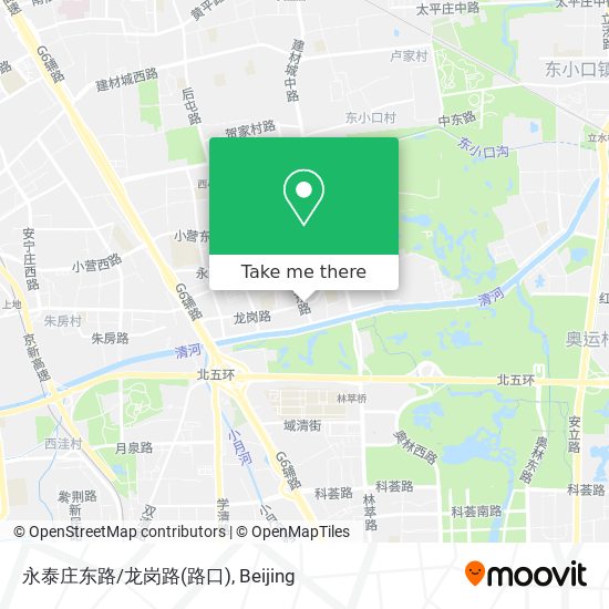 永泰庄东路/龙岗路(路口) map