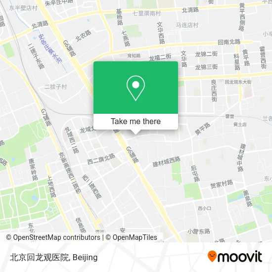 北京回龙观医院 map