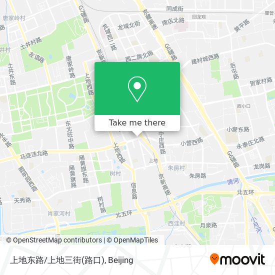 上地东路/上地三街(路口) map