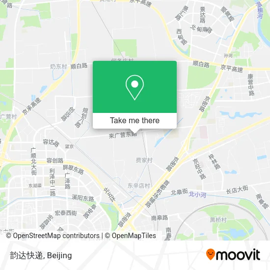 韵达快递 map