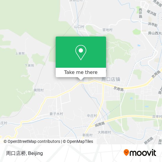 周口店桥 map