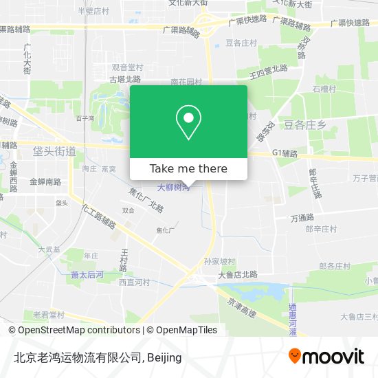 北京老鸿运物流有限公司 map