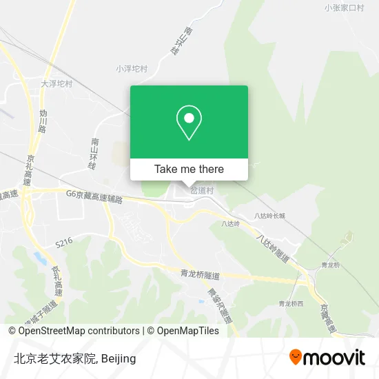 北京老艾农家院 map