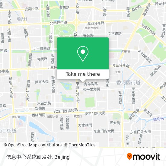 信息中心系统研发处 map