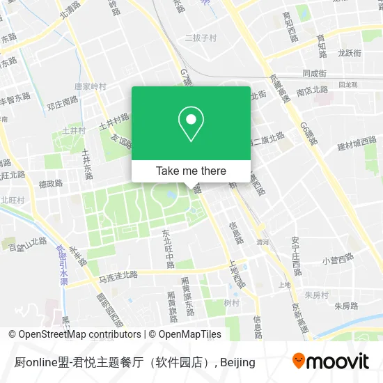 厨online盟-君悦主题餐厅（软件园店） map
