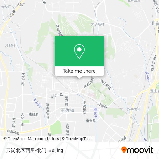 云岗北区西里-北门 map