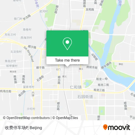 收费停车场P map