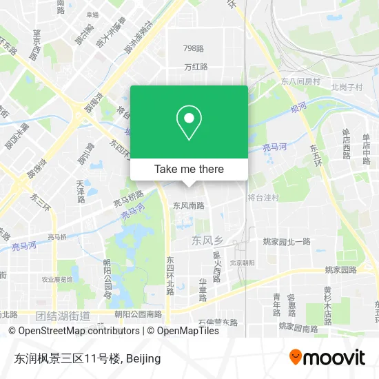 东润枫景三区11号楼 map