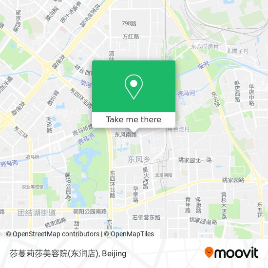 莎蔓莉莎美容院(东润店) map