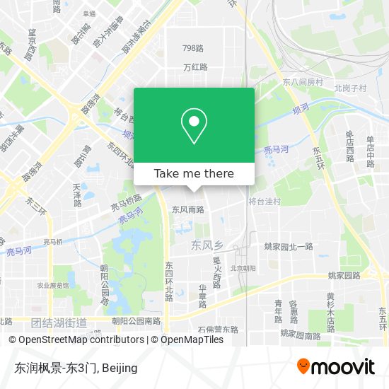 东润枫景-东3门 map