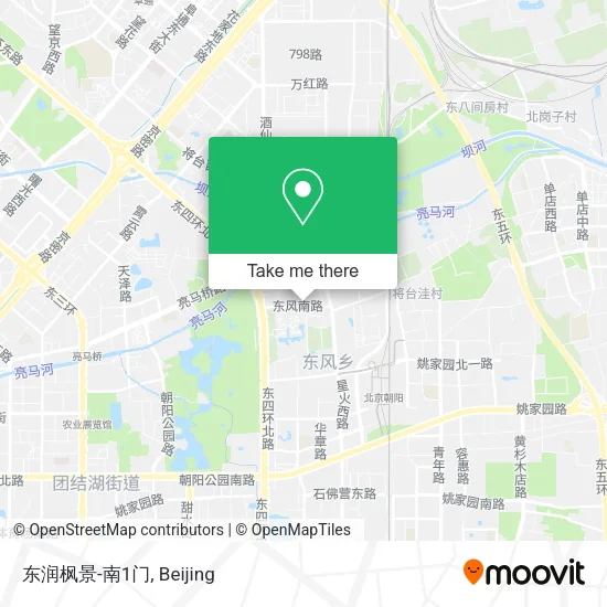 东润枫景-南1门 map
