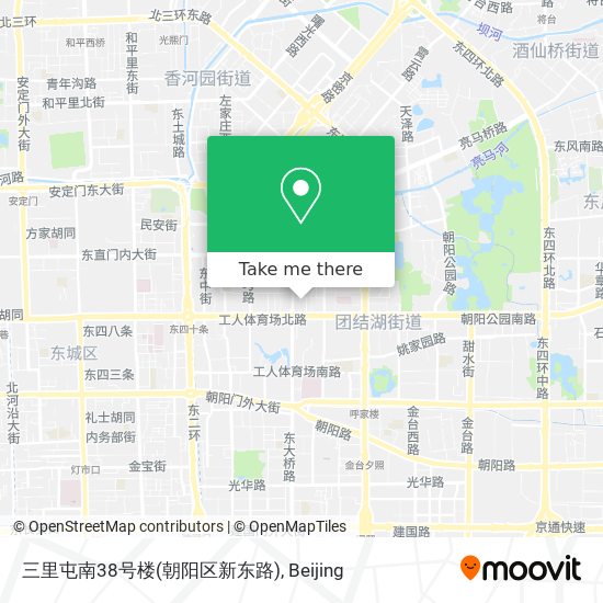 三里屯南38号楼(朝阳区新东路) map