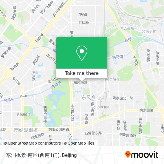 东润枫景-南区(西南1门) map