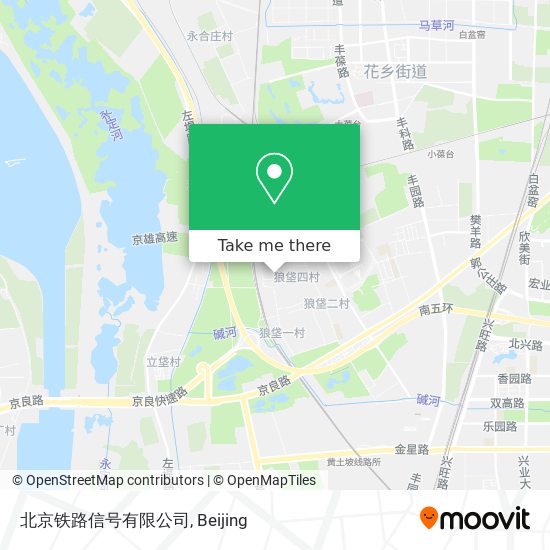 北京铁路信号有限公司 map
