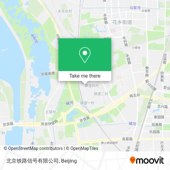 北京铁路信号有限公司 map