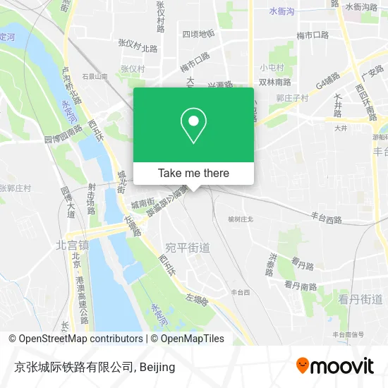 京张城际铁路有限公司 map