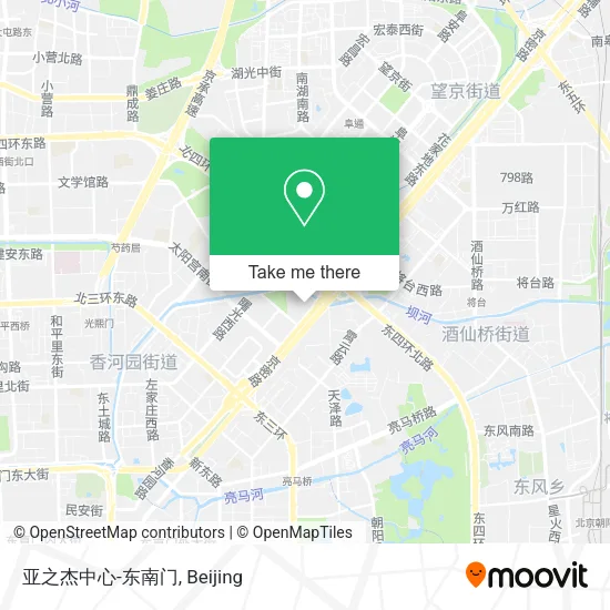 亚之杰中心-东南门 map