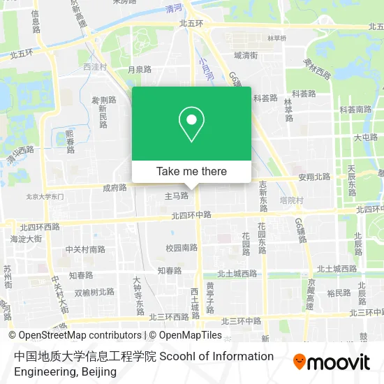 中国地质大学信息工程学院 Scoohl of Information Engineering map