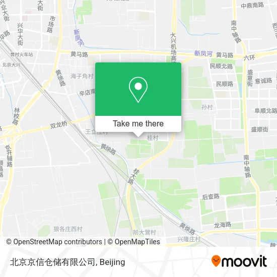 北京京信仓储有限公司 map