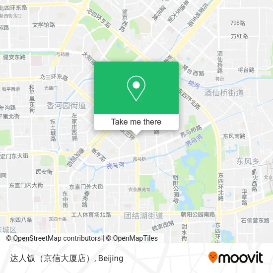 达人饭（京信大厦店） map