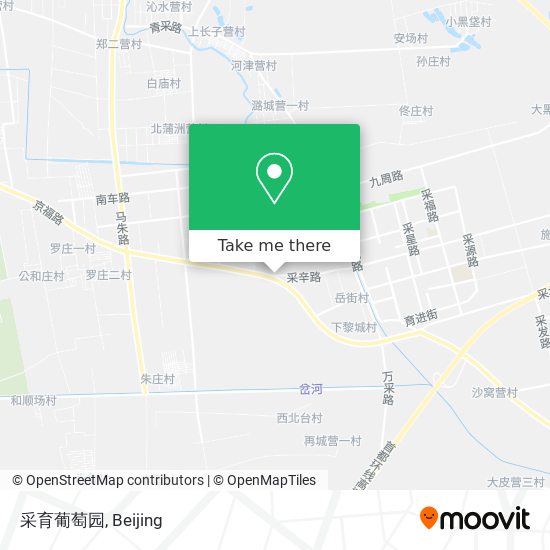 采育葡萄园 map