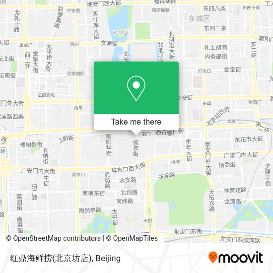 红鼎海鲜捞(北京坊店) map
