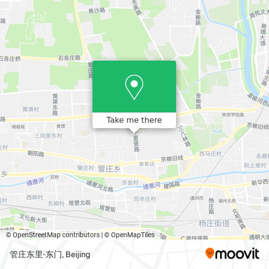 管庄东里-东门 map